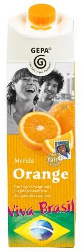Brasilien ist der weitaus größte Lieferant von Orangensaft weltweit, und so importiert auch die GEPA den fair gehandelten Merida-Orangensaft von der