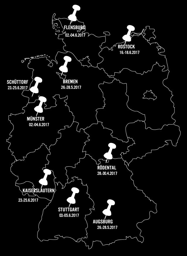 - 25. Juni 2017 Pfalz Cup in Kaiserslautern Vechte Cup in Schüttorf 01. - 02.