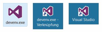 Kleine Spritztour durch Visual Studio > Nun kannst du das Programm mit einem Doppelklick auf das Symbol starten: Ich empfehle dir, eine Verknüpfung auf dem Desktop anzulegen: 0 Dazu klickst du mit