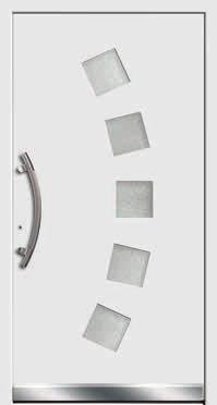 MODELL PD 2503-50 Element beidseitig Trocal weiß Ornamentglas Masterpoint weiß