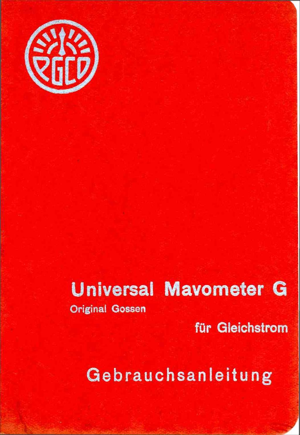 Universal Mavometer G Original
