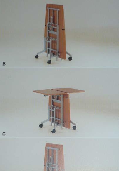 Interieur Tische Konferenztisch fold_it Maße ausgeklappt -