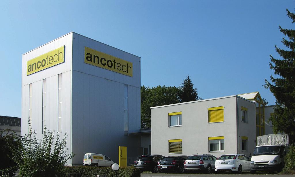 2 ANCOTECH AG, Produktion und Administration in Dielsdorf/Schweiz ANCOTECH SA, production et administration à Dielsdorf/Suisse Täglich entwickeln unsere Ingenieure Lösungen im Bereich