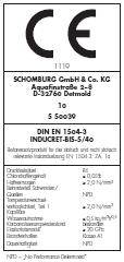 ROBOTEC-SCHOMBURG AG Jöriacherstrasse 6 5242 Birr Tel. 056-464 40 80 FAX 056-464 40 70 info@robotec.ch www.robotec.ch Certified IS O System 9001 Technisches Merkblatt Inducret -BIS 5/40 Art.-Nr.