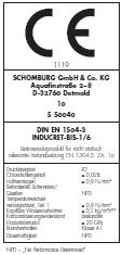 ROBOTEC-SCHOMBURG AG Jöriacherstrasse 6 5242 Birr Tel. 056-464 40 80 FAX 056-464 40 70 info@robotec.ch www.robotec.ch Certified IS O System 9001 Technisches Merkblatt Inducret -BIS 1/6 Art.-Nr.