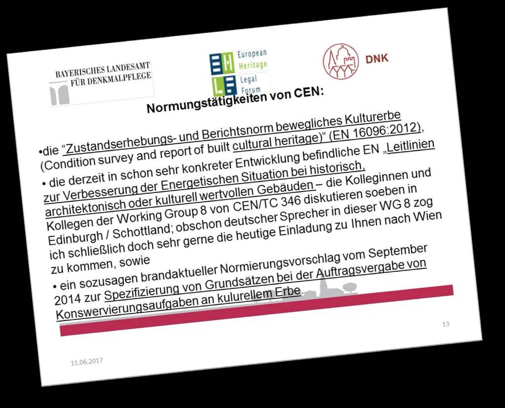 23-JUNI 2017 Symposium RD Assessor iuris Wolfgang Karl Göhner Justitiar des Bayerischen