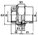 00 091028 90-110 90 110 M113 145.00 091029 110-125 110 125 M133 171.00 ÜBERGNGSVERSCHRUBUNGEN G PVC-MESSING d G VE 091714 25 ¾ PN 16 10 36.00 091720 50 1½ PN 16 10 92.