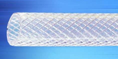PVC-Spiralschläuche PVC-Schlauch 465, transparent mit Einlagen Flexible Schläuche aus Weich-PVC mit Polyestereinlagen, glasklar. Temperaturbeständig von -10 bis +60 C.