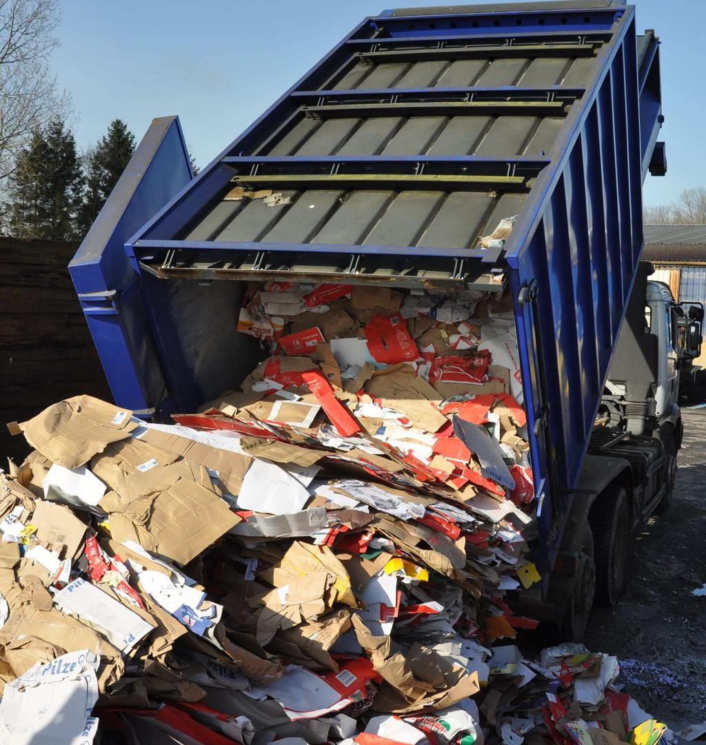 Die Presscontainer mit der