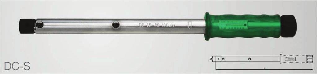 Klick-Drehmomentschlüssel DC-Serie Drehmomentschlüssel für die Serienfertigung, ohne Einstellskala. Ein Spezial-Einstellschlüssel verhindert ungewolltes verstellen.