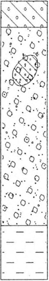 207 Sedimente weisen eine z.t ausgeprägte Schrägschichtung auf. Laut Rohm (1985) erfolgte die Schüttung dabei von der Porta aus nach SE. Verwerfungen im Sedimentkörper, die z.b. durch Sackung über verschütteten Toteis entstehen, wurden von Rohm nicht aufgefunden.