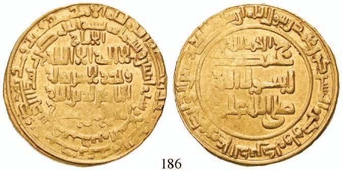 100,- 187 Dinar 1210-1211 (607 AH), Madinat-as-Salam. 8,33 g. Gold.  l.