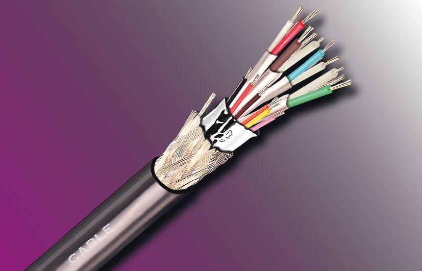 Installationsmaterial installation material High-Speed- -Kabel mit Ethernet Meterware, Farbe: schwarz. Innenleiter: AWG 24, Kupfer verzinnt. Abschirmung: Aluminium-Folie und Kupfergeflecht.