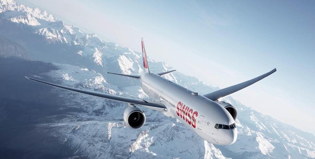 SWISS die Airline der Schweiz Hub als Garant für Anbindung der