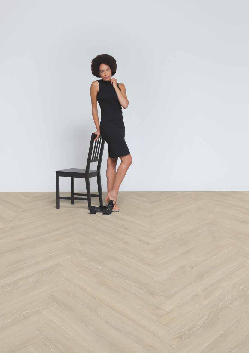 7 STRAPAZIERFÄHIG Der Designboden von wineo ist fleckenunempfindlich. Selbst Möbel oder Stuhlrollen hinter lassen keine Spuren.