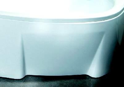 Asymmetric 150*100 / 160*105 / 170*110 cm Asymmetrische Eckbadewanne für kleine Badezimmer.
