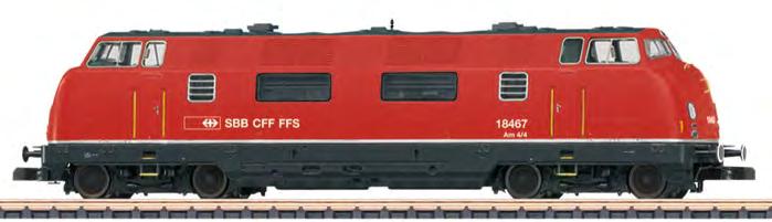 Frisch eingetroffen! 88331 Neuheit 2015 Dieselhydraulische Lokomotive Am 4/4 der SBB in Spur Z!
