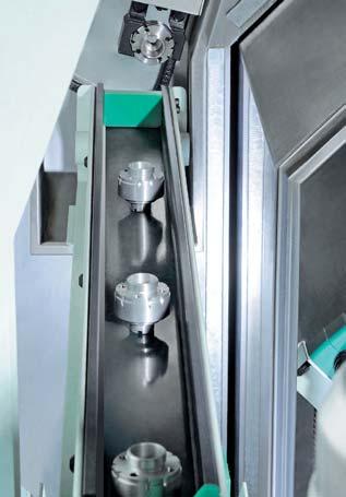(rigid tapping) - CNC-gesteuerter Teilegreifer - Kühlmittelanlage mit 7 bar Pumpen und Filtern