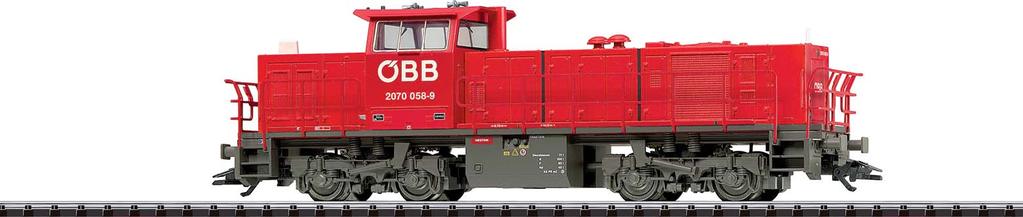 Österreich fg[z 22332 Diesellokomotive. Vorbild: Mehrzwecklokomotive Reihe 2070 Hector der Österreichischen Bundesbahnen (ÖBB).