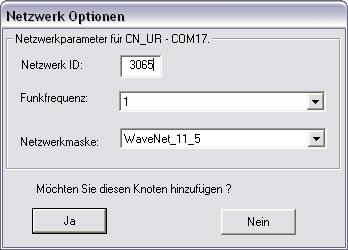 11 WaveNet Manager 17 / 56 max 1790 Router und 25 LockNodes pro Router können adressiert werden. In einem verkabelten Segment können 249 Router und je Router 249 LockNodes adressiert werden.