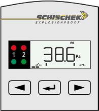 Elektrischer Anschluss Alle Druckschalter benötigen eine 24 VAC / DC Spannungsversorgung. Der elektrische Anschluss erfolgt über den integrierten Ex-Klemmkasten gemäß ATEX.