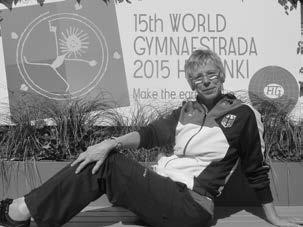 Mannschaftsmeisterschaft jeweils in der Gymnastik. World Gymnaestrada Ein weiteres großes Ereignis für Gundi war die 15th World Gymnaestrada im Juli 2015 in Helsinki. 21.