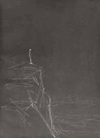 71. Char, René - Alberto Giacometti. Retour amont. Illustré par Giacometti. Paris,3. G. L. M., 1966. Gr.-8. 63 S., 4 ganzseitige Orig.-Radierungen von Giacometti. Original lose Blätter in Chemise.
