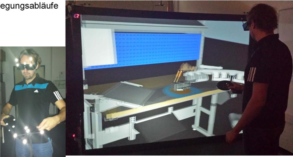 Ausblick digitale Prozessplanung: Kopplung mit VR Rückkopplung zu Process Simulate für Position von Objekten