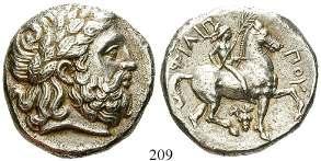 Geprägt unter Seleukos I. Kopf des Herakles r.