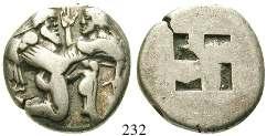 Kopf Alexanders des Großen r. mit Diadem und Ammonshorn, darunter A / Thronende Athena l.