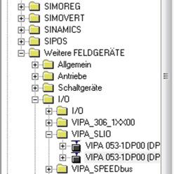 Wählen Sie als nächstes einen PROFIBUS Kommunikationspartner für die SLIO CPU 014 aus dem Hardware Katalog. Im How-To-Do Beispiel wird eine SLIO IM 053DP projektiert.