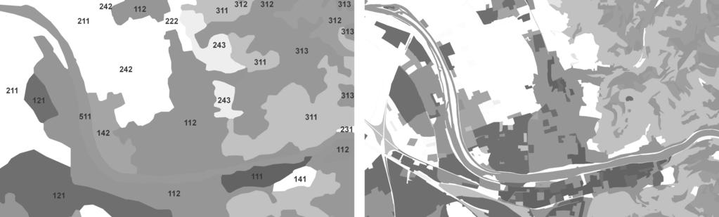 DLM-DE Digitales Landschaftsmodell für Deutschland 527 keine reale Flächenänderung darstellen.