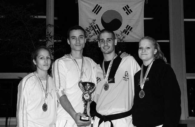 Michelle Saner, médaille de bronze aux championnats européens de karate, double titre national aux championnats suisses.