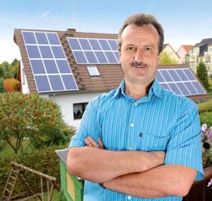 «günter Heimen Eigentümer einer privaten SolarWorld- Solarstromanlage in Kerpen bei Köln SunPac Das Maximum an Unabhängigkeit Gewinner in der Kategorie Strom sparen BEST OF Das