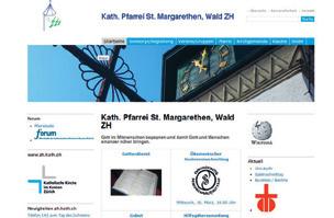 Webseiten: Paulus Akademie, Kirchgemeinde Zürich Höngg Die Kommunikationsabteilung bietet auch bei der Entwicklung und Realisierung von Internet-Auftritten Unterstützung an.