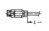 3-poliger Stecker mit Kabel 3 x 1,5 mm² 3-polige Buchse mit Kabel 3 x 1,5 mm² 3-poliger Stecker und Buchse mit Kabel 3 x 1,5 mm² 3-poliger