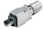 IP 67 Steckverbinder Daten PushPull RJ45 werkzeuglos PROFINET Bedruckung IE-PS-V14M-RJ45-FH-P 1012170000 PushPull Hybrid (Q10) Einsatz 10 polig ohne Kontakte IE-PS-V14M-HYB-10P 1072910000 Kontakte