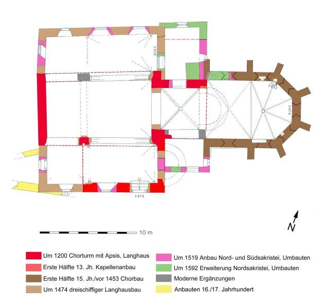 Schlosskapelle 1... romanische Seitenkapelle 2.