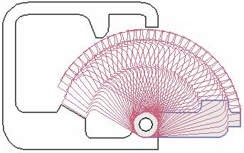 3D-Volumenmodeller Benutzerhilfe iqassistent Seite 61 Objekte für polare Bewegung wählen Objekte wählen Drehmittelpunkt für polare Bewegung P1 Drehwinkel für polare Bewegung 149 Anzahl Objekte für