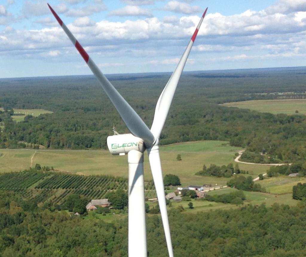 Eleon: 3 MW, 116 m Rotor (Estland)