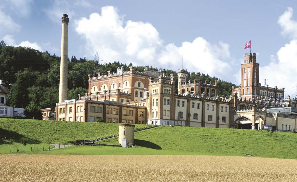 Präsentation! Wo Bier-Wärme heizt Die Brauerei Feldschlösschen AG baute 1902 ihre Produktionsstätte im markanten Burgenstil.