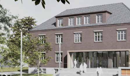 So soll das Leohaus in Olfen künftig aussehen. Preisgekrönter Entwurf des Büros Dreibund Architekten.