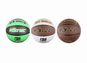 Y(0F06IC*LMRMTO( 100009 NEW HARLEM Basketball V3TEC FEDAS: 1-33-88-2 Farbe: 6016 (4) grün-schwarz, 8000 (1) braun, 8025 (2) 5-7 90000724 10001700 braun-weiss Gummi Attraktiver Trainingsbasketball in