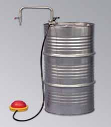 Aceton Für 200-Liter-Stahlfässer mit R2 Gewinde Tauchrohr stufenlos einstellbar Fester Auslaufboden oder Auslaufschlauch mit Hahn Fassverschraubung und Absperrhahn können die Pumpe und das Gebinde