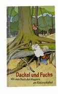 Schon für die kleinen Besucher gibt es den Comic Dackel und Fuchs, der sie spielerisch durch den Rittbrookpfad führt.