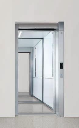 Türen Kabinen- und Schachttür mit Maueranschluss T1 Türschwellen Maueranschluss T1 mit Servicezarge Kabinen- und Schachttür mit Maueranschluss T1