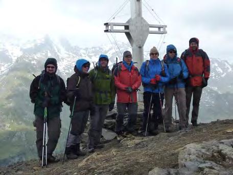Am Sonntag planten die Teilnehmer weitestgehend selbstständig die anstehende Bergtour.