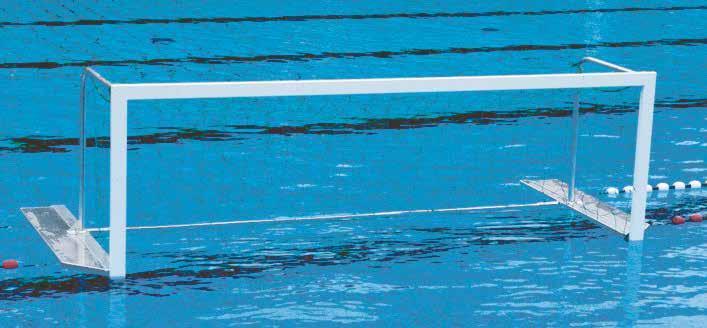 JOBASPORT -Alu-Wasserballtore Artikel Nr. 50800»Freischwimmend-Klapp-Ex«Eine unsinkbare äußerst stabile Konstruktion aus Spezial-Profil.