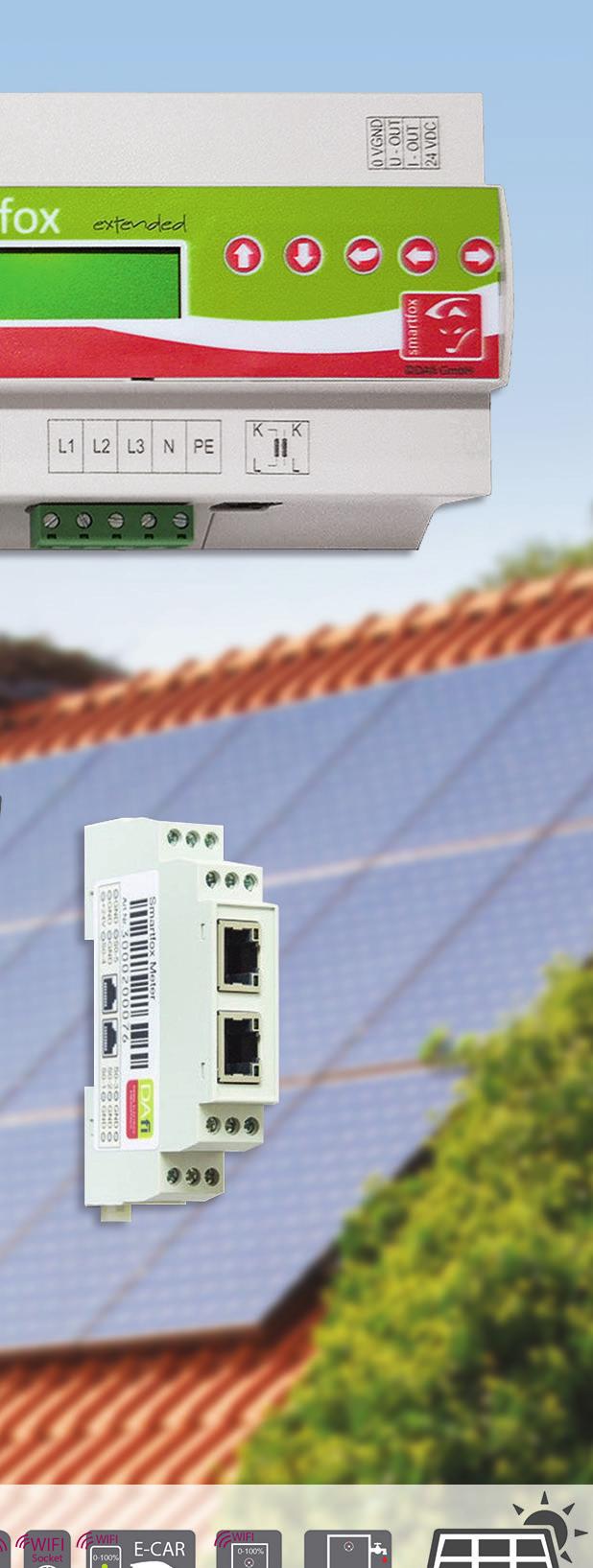 Photovoltaik-Anlage Energiemanagement-System smartfox private / gewerbliche