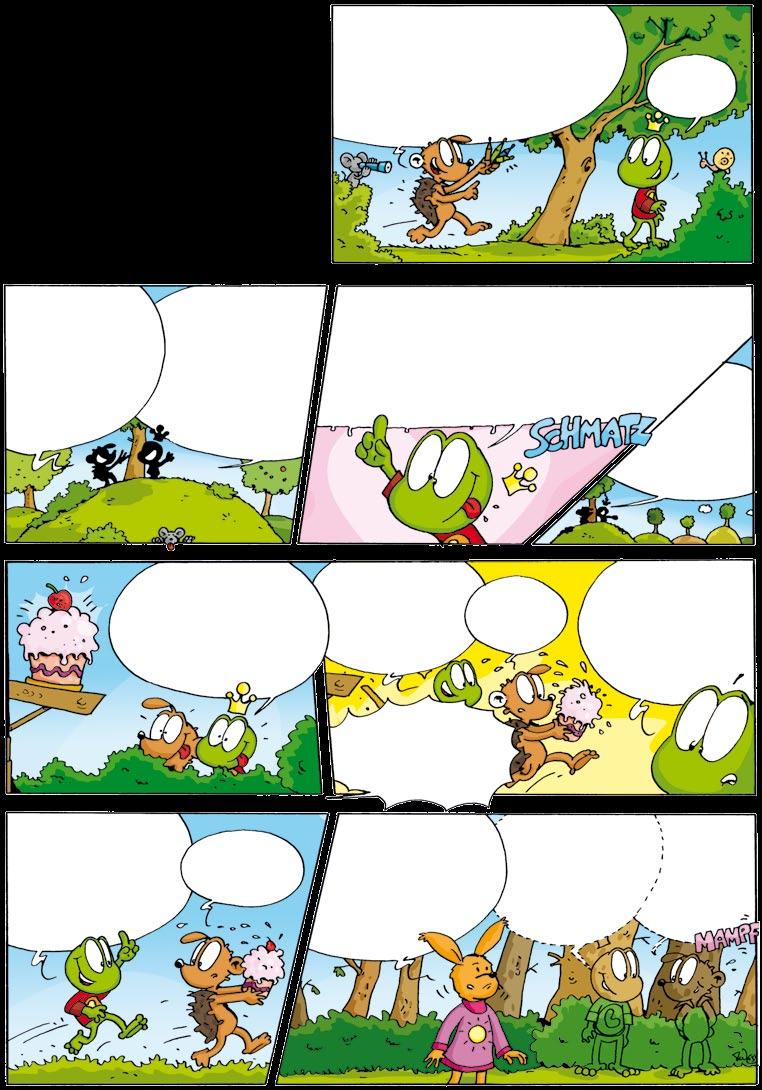 Linus- Comic Abenteuer mit LINUS Taffis Kuchen von Thorsten Trantow Hi, Linus! Guck mal, ich habe mir die brandneuen Tarnstifte gekauft! Cool!